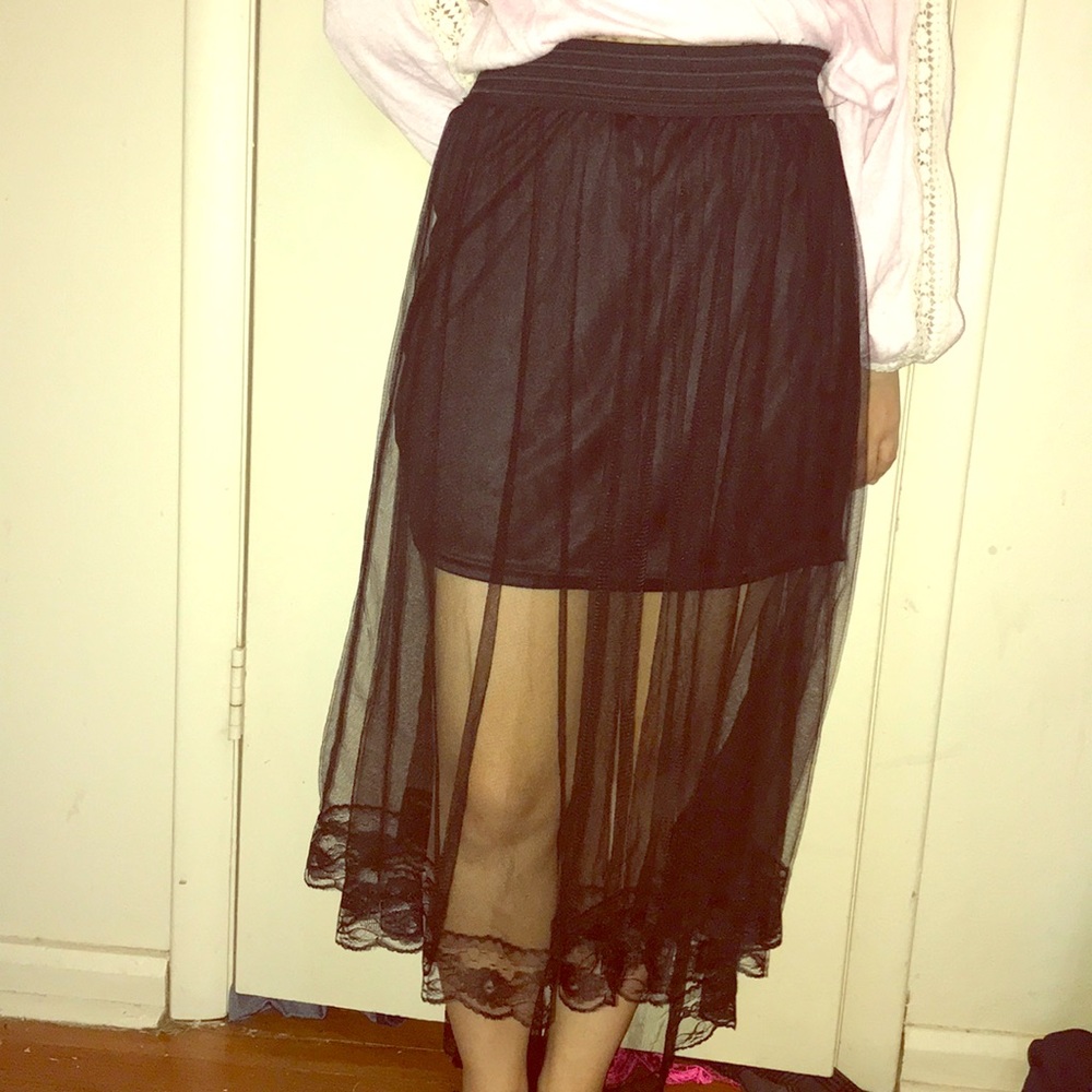 Black skirt